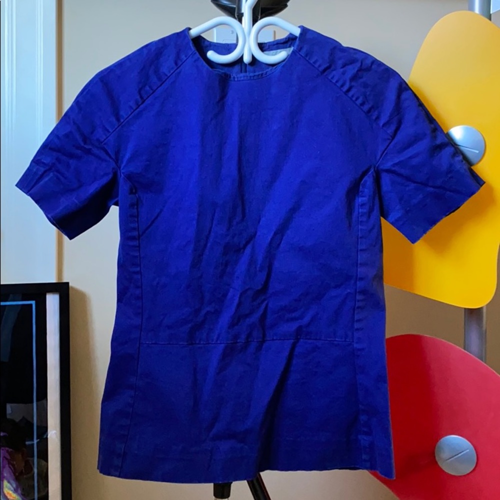 COS Blue Blouse